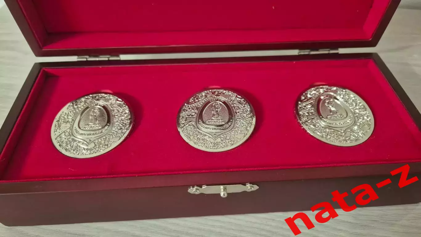 FIFA 2018 по футболу. Набор медалей ЧМ 2018. 3