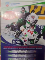 Югра - Динамо Рига, Динамо Минск, ЦСКА 27/29.09 и 01.10.2010
