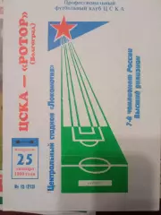 ЦСКА - Ротор Волгоград 25.10.1998