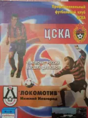 ЦСКА - Локомотив Нижний Новгород 14.10.2000