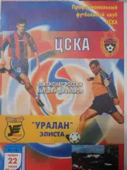 ЦСКА - Уралан Элиста 22.06.2000
