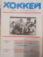 Динамо Москва - Пардаугава Рига, СКА Санкт-Петербург 21/23.02.1995