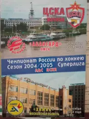 ЦСКА - Авангард, Химик 27/29.11.2004