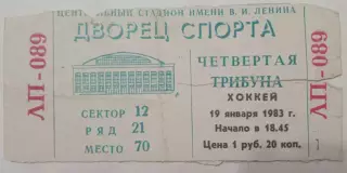 ЦСКА - Трактор Челябинск 19.01.1983