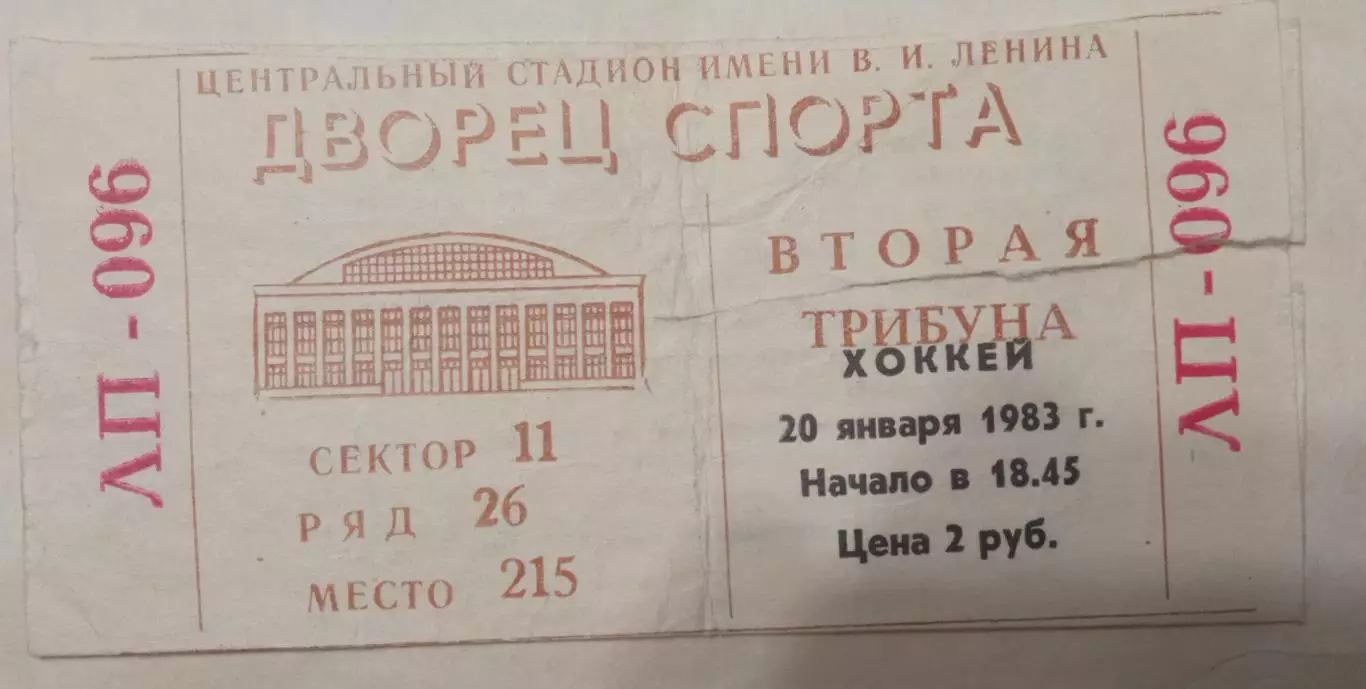 Динамо Москва - Крылья Советов 20.01.1983