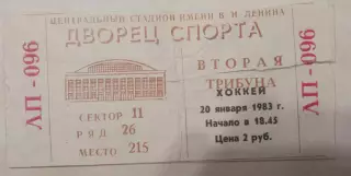 Динамо Москва - Крылья Советов 20.01.1983