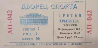 Динамо Москва - Трактор Челябинск 28.02.1983