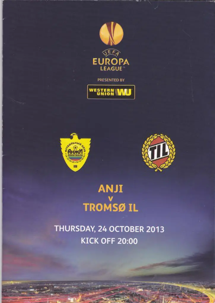 Анжи - Тромсе 24.10.2013