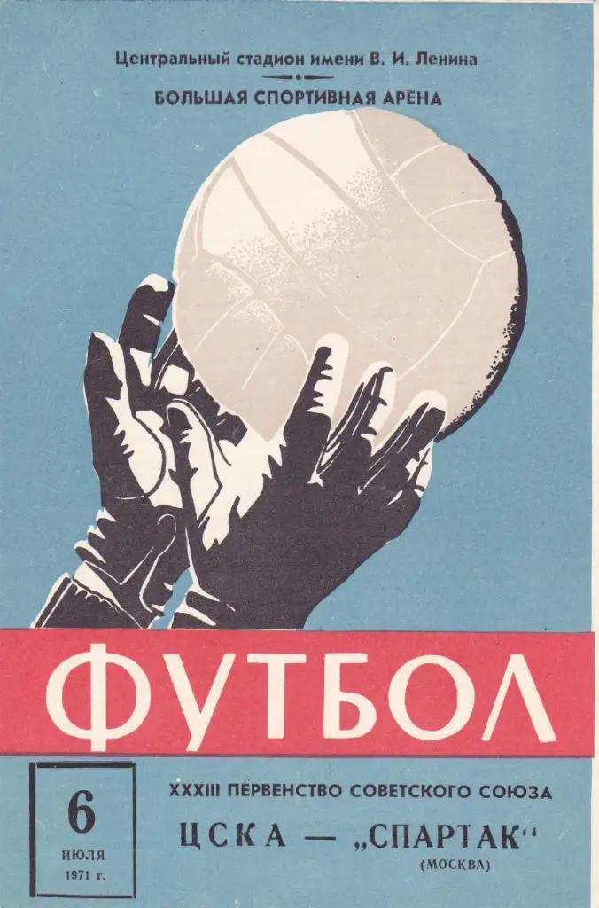 ЦСКА - Спартак 06.07.1971