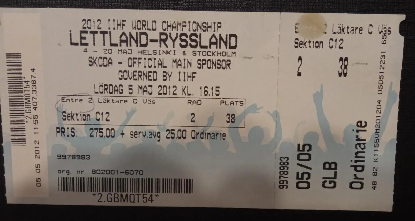 Латвия - Россия 05.05.2012 Чемпионат мира по хоккею