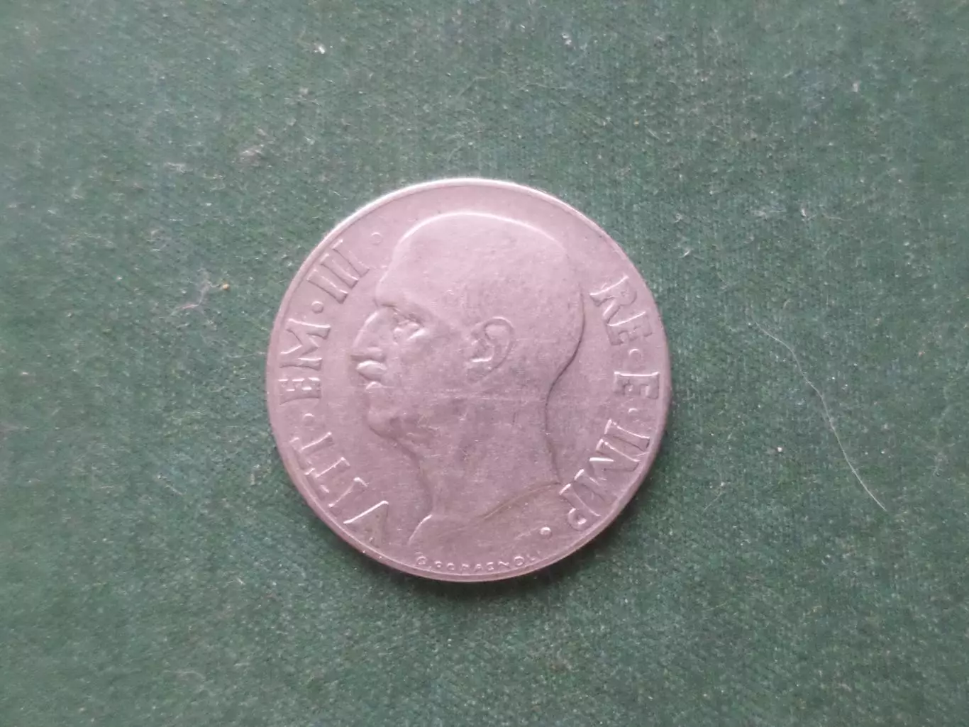 Монета 20 лир Италия 1941 г 1