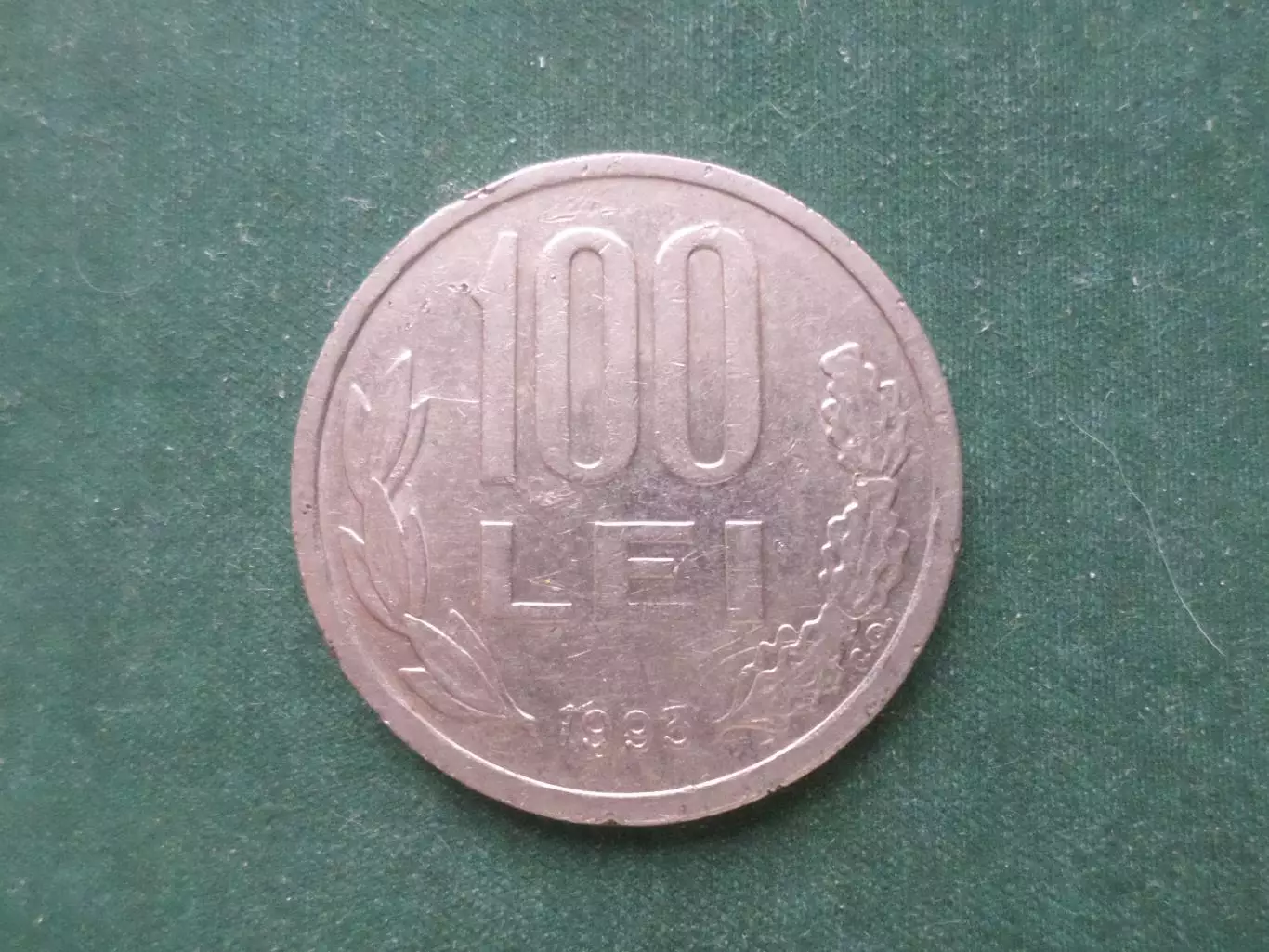 Монета 100 лей Румыния 1993 г