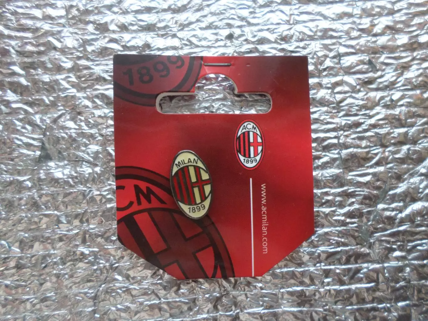 значок футбол ФК Милан Италия