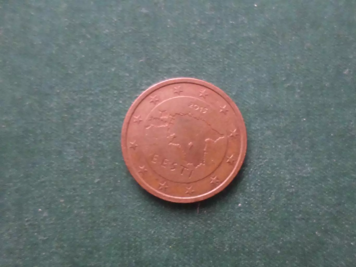 Монета 2 евроцента Эстония 2015 г 1