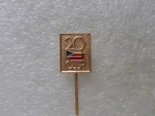 Значок 20 лет ЧССР