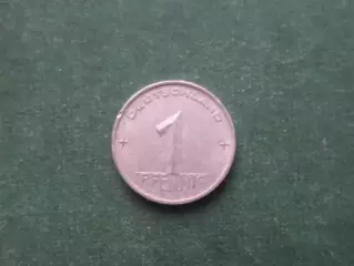 Монета 1 пфенниг 1952 г Германия ГДР