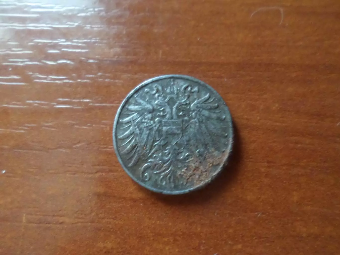 Монета 2 геллера Австрия 1918 г 1