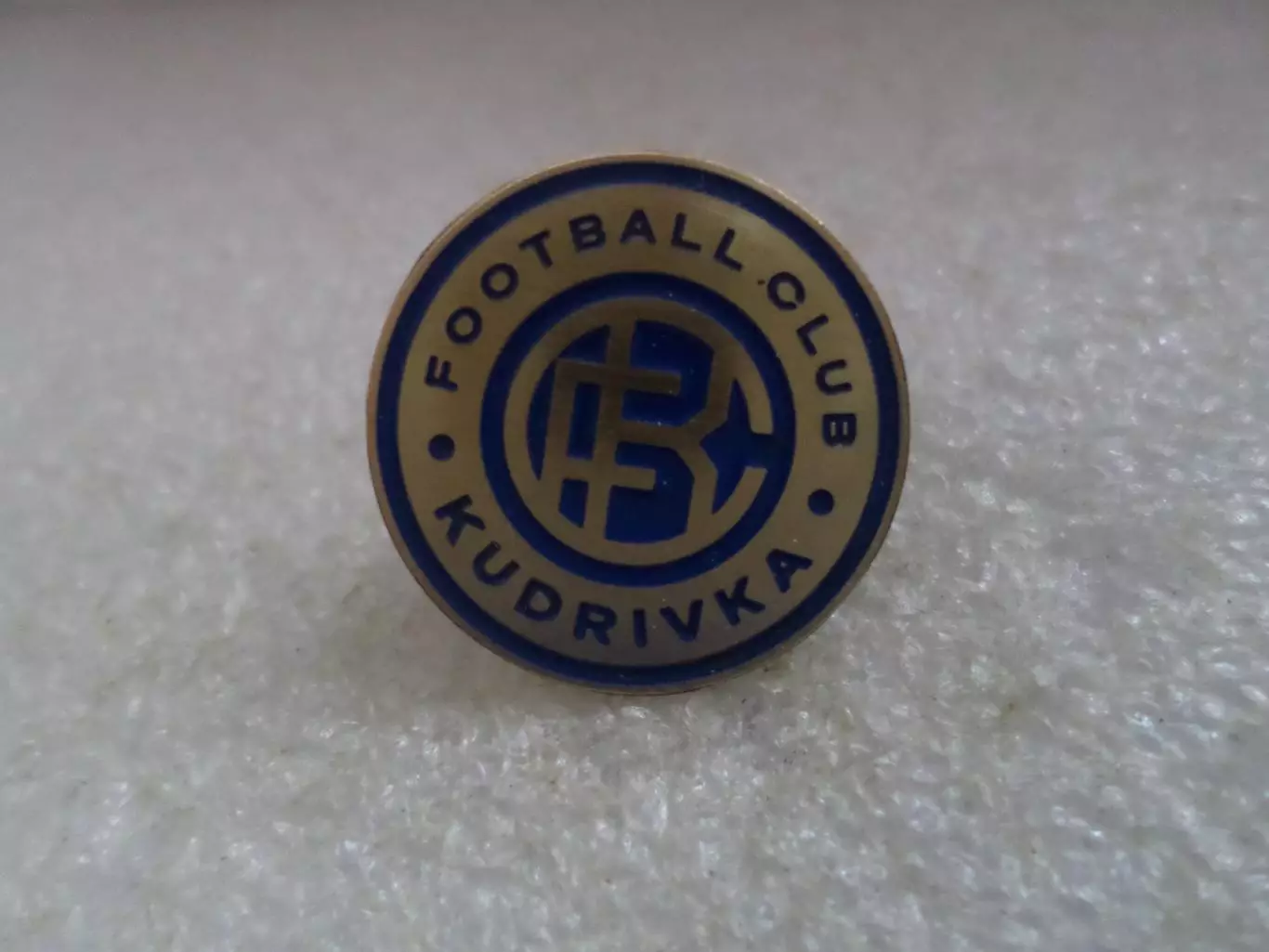 Значок футбол ФК Кудрівка Черниговская область