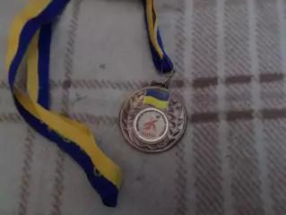 Медаль 3-е место кубок Украины по волейболу среди ветеранов Алушта 2012 г