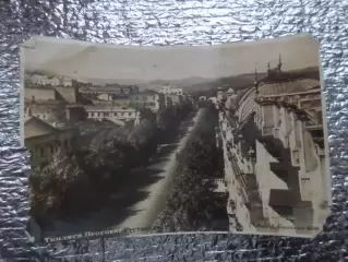 открытка Тбилиси проспект Руставели 1950-е годы