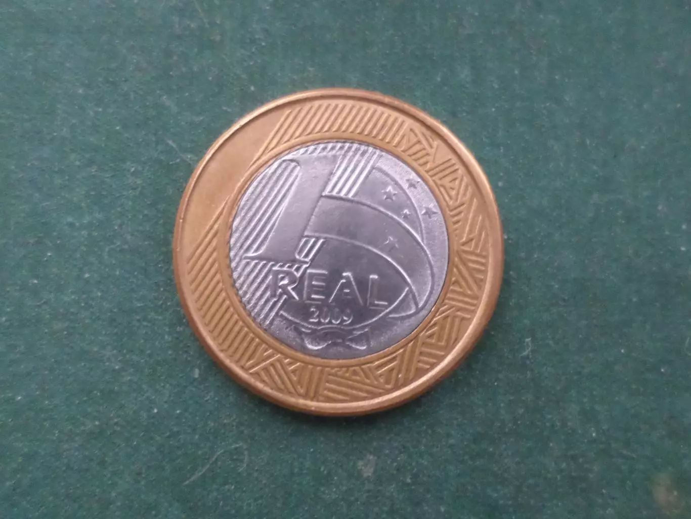 Монета 1 реал Бразилия 2009 г