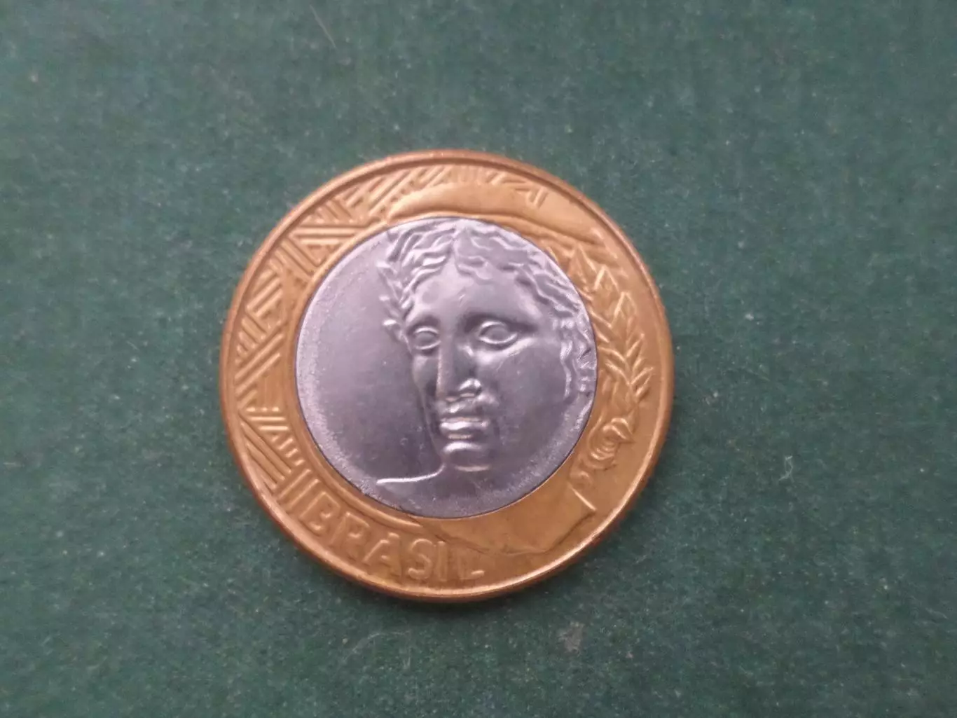 Монета 1 реал Бразилия 2009 г 1