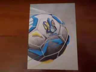 открытка футбол Украина вперед сборная Украины на ЕВРО-2024