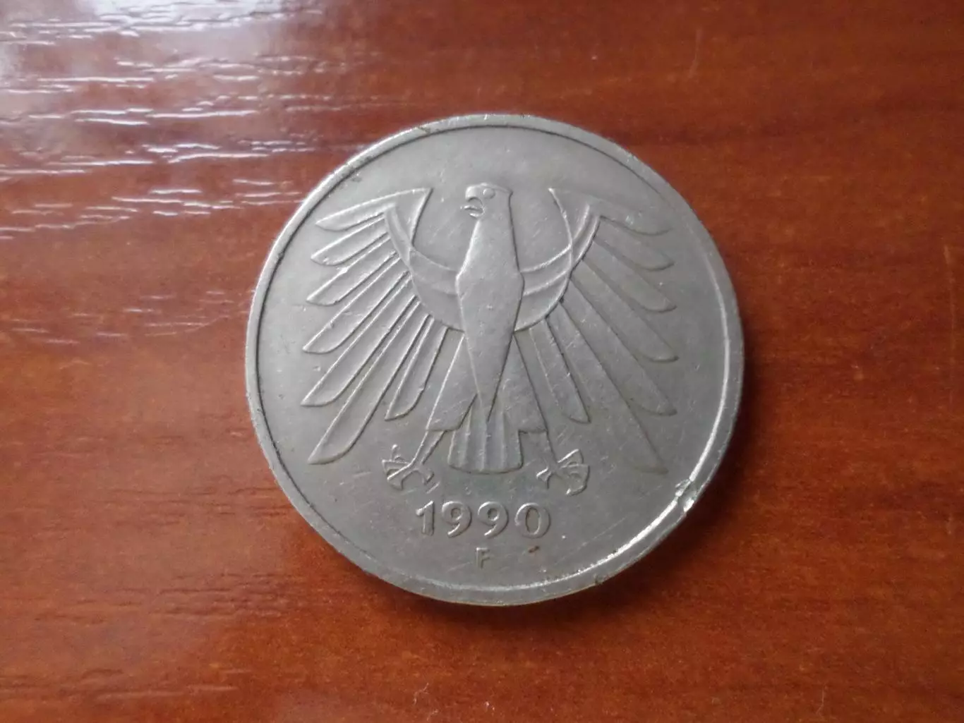 Монета 5 марок ФРГ Германия 1990 г 1