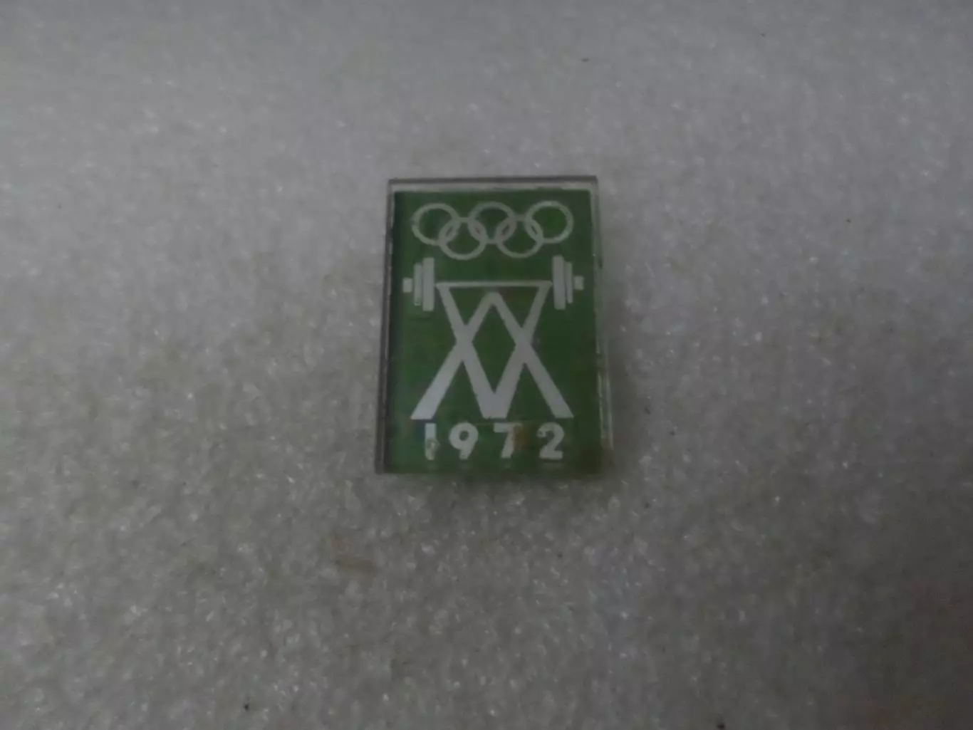 Значок Олимпиада-72 Мюнхен 1972 г тяжелая атлетика