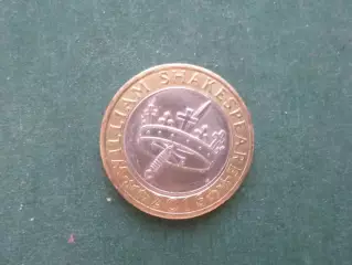 Монета 2 фунта Великобритания 2016 г Шекспир истории