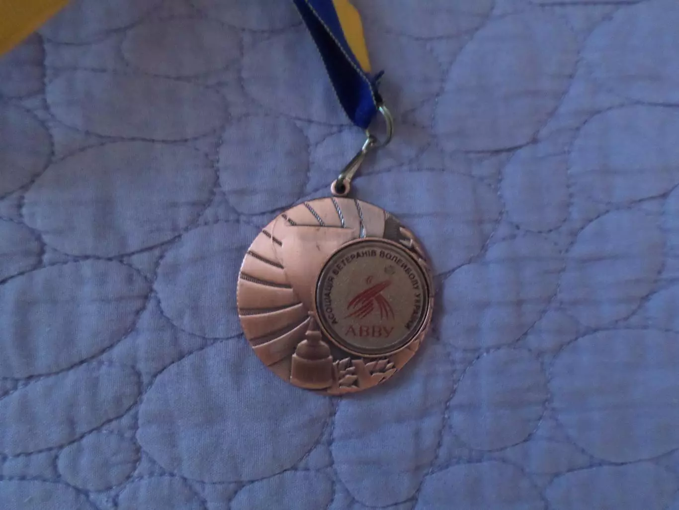 Медаль 3-е место кубок Украины по волейболу среди ветеранов Алушта 2013 г