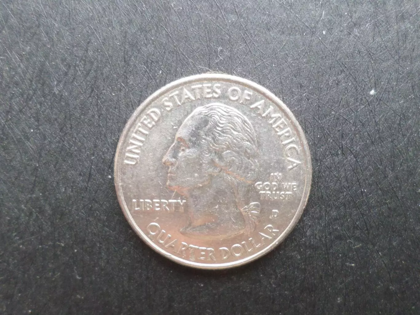 Монета 25 центов квотер США 2009 г округ Колумбия 1