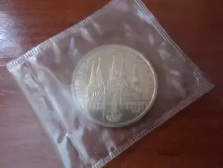 монета 1 рубль СССР Олимпиада-80 1980 г Кремль запайка