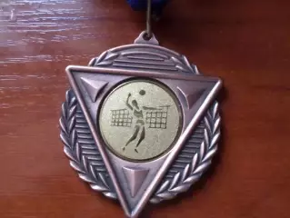 Медаль 3-е волейбол соревнования працівників Нафтогазпрому Беларусь-Україна 2004