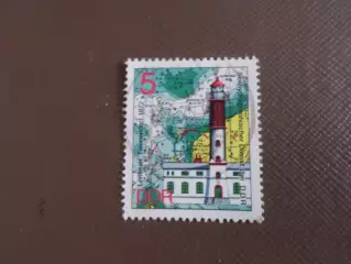 марки ГДР башня гаш