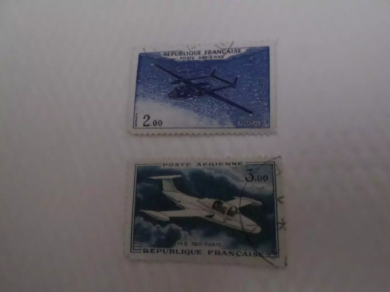 Марки Франция авиация гаш 1960 г