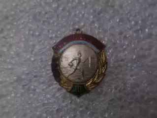 Значок Первенство области 3-е место Гандбол Ручной мяч тяж.мет