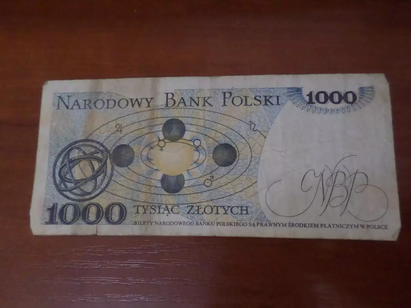 Банкнота 1000 злотых Польша 1982 г 1