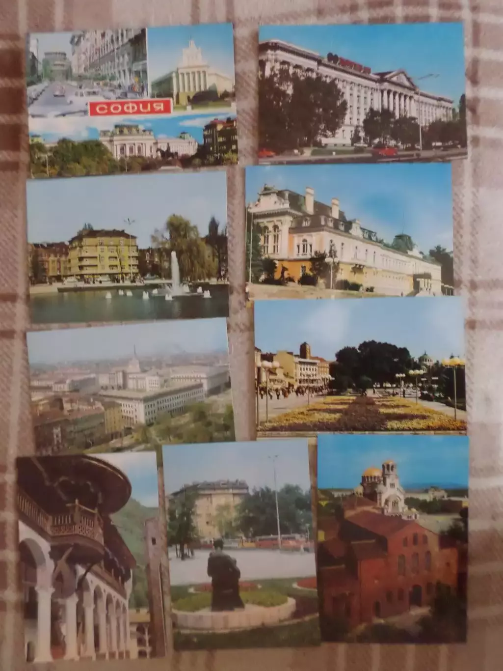 открытки София Болгария 9 шт
