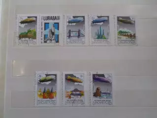 Марки Венгрия авиация Дирижабли 1981 г гаш