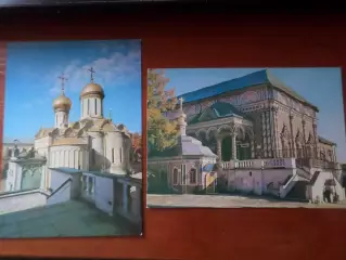 открытки Загорск 2 шт 1980 г