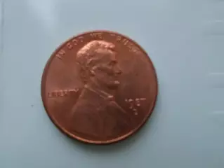 Монета 1 цент США 1987 г