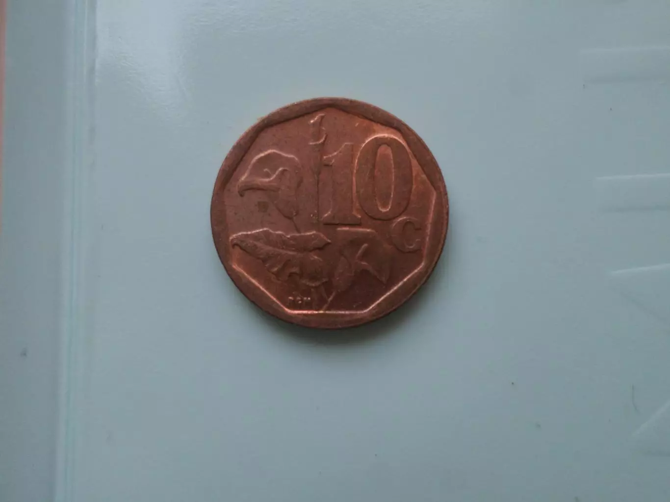 Монета 10 центов ЮАР 2017 г