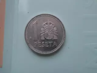 Монета 1 песета Испания 1985 г
