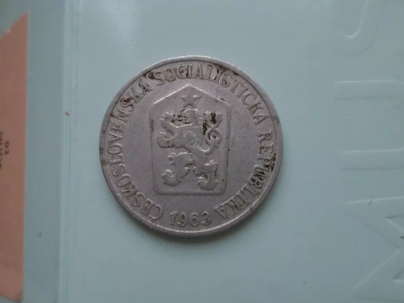 Монета 25 геллеров ЧССР 1963 г 1