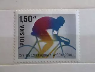 марки Польша Велоспорт 30-я велогонка мира негаш