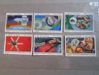 Марки Вьетнам космос Достижения гаш