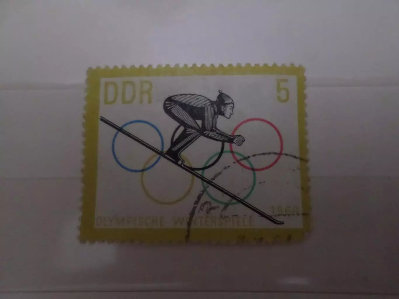 Марки ГДР Олимпийские игры Инсбрук 1964 г гаш