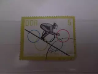 Марки ГДР Олимпийские игры Инсбрук 1964 г гаш