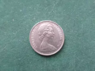 Монета 5 центов Австралия 1976 г